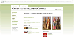 Desktop Screenshot of geganters.ecervera.cat
