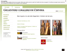 Tablet Screenshot of geganters.ecervera.cat